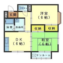 メゾン・ド・シャルムⅡの物件間取画像